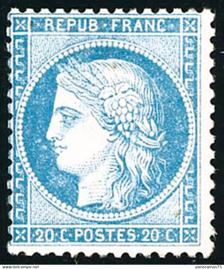 ** N°37 20c Bleu - TB - 1870 Beleg Van Parijs