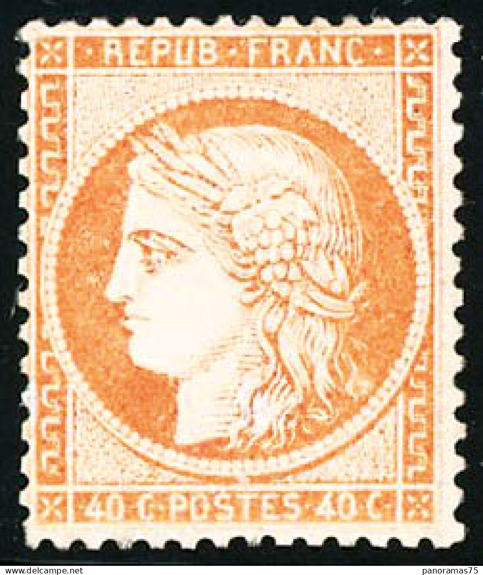 ** N°38 40c Orange Vif - TB - 1870 Beleg Van Parijs
