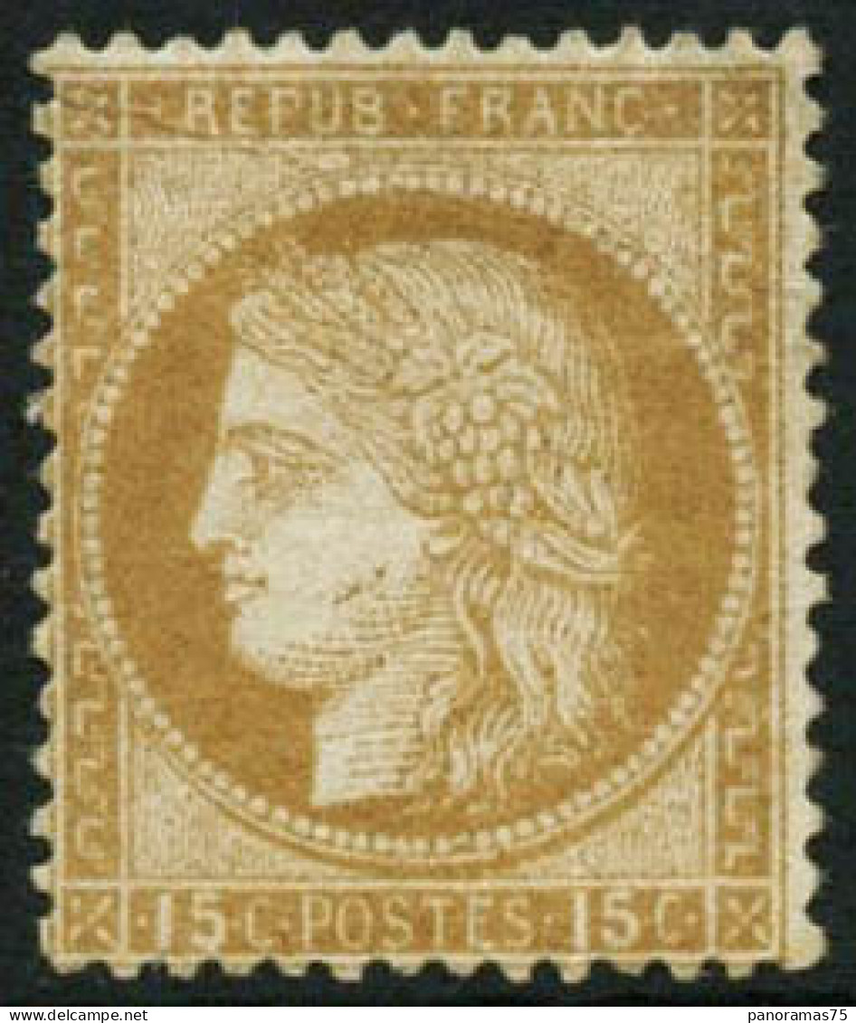 Obl. N°42B 5c Vert-jaune R2, Signé Calves - TB - 1870 Ausgabe Bordeaux