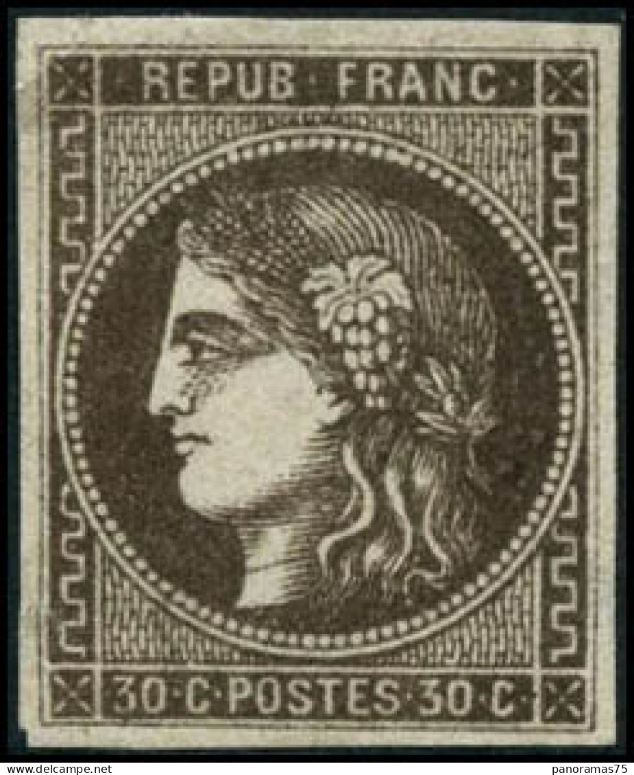 * N°47 30c Brun - TB - 1870 Emission De Bordeaux