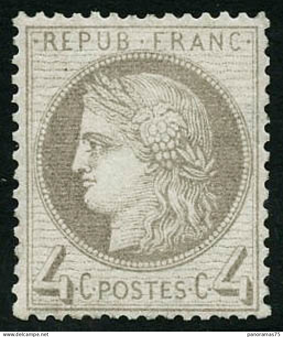 * N°52 4c Gris,signé Brun - TB - 1871-1875 Ceres