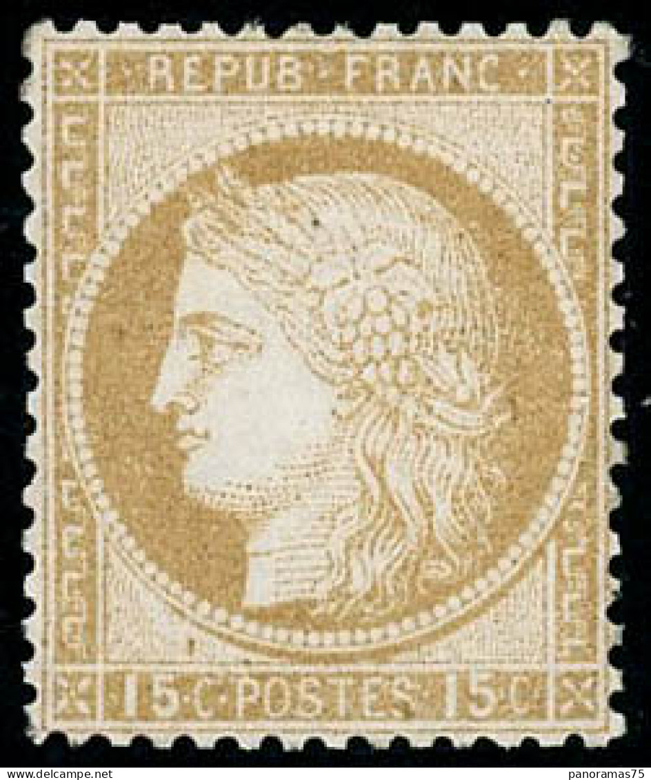 ** N°55 15c Bistre, Pièce De Luxe - TB - 1871-1875 Cérès