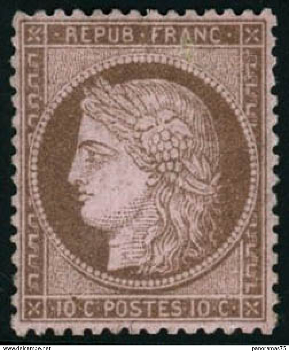 ** N°58 10c Brun S/rose, Pièce De Luxe - TB - 1871-1875 Ceres