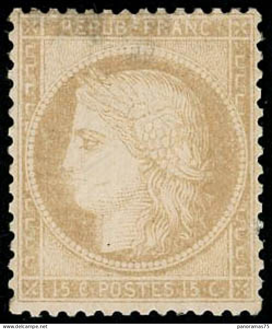 ** N°59 15c Bistre, Pièce De Luxe - TB - 1871-1875 Cérès