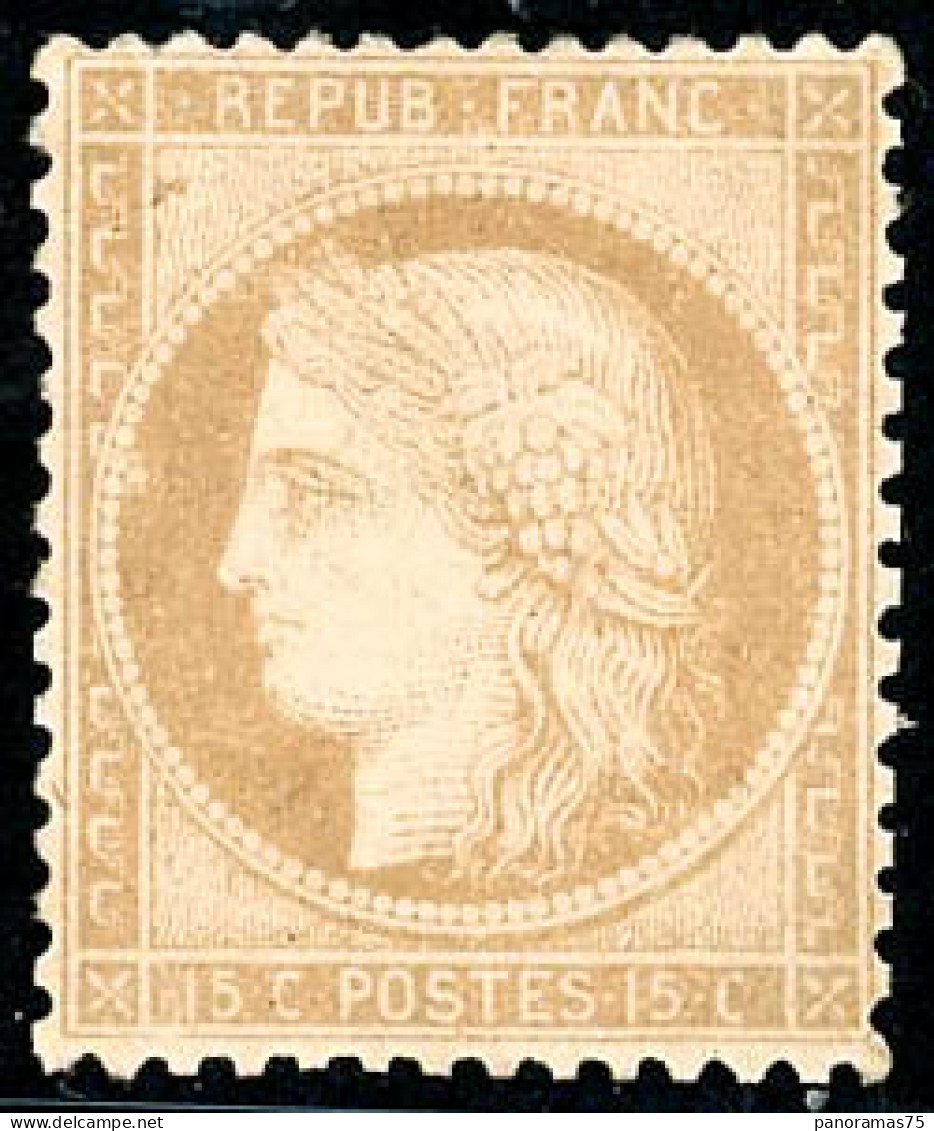 ** N°59 15c Bistre - TB - 1871-1875 Ceres