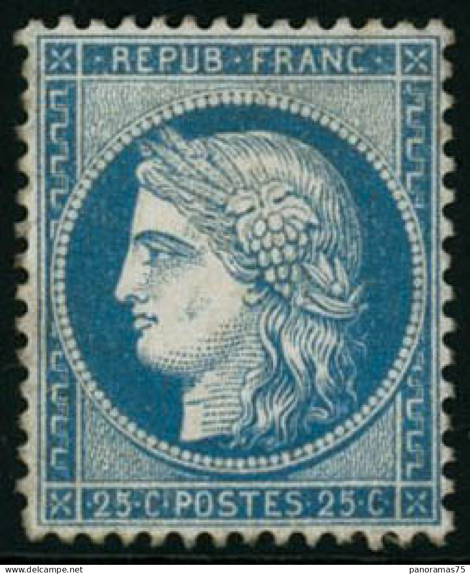 ** N°60A 25c Bleu, Type I Pièce De Luxe - TB - 1871-1875 Ceres