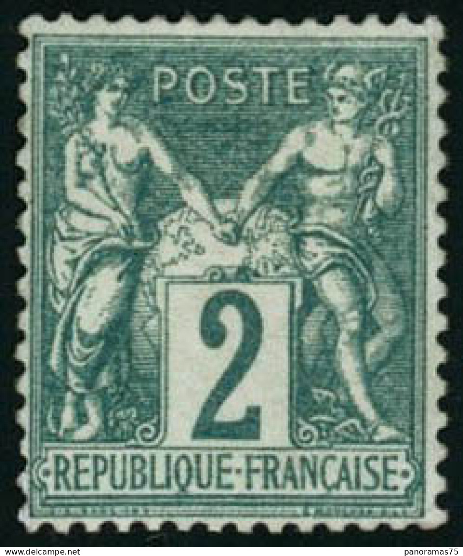 ** N°62 2c Vert - TB - 1876-1878 Sage (Tipo I)