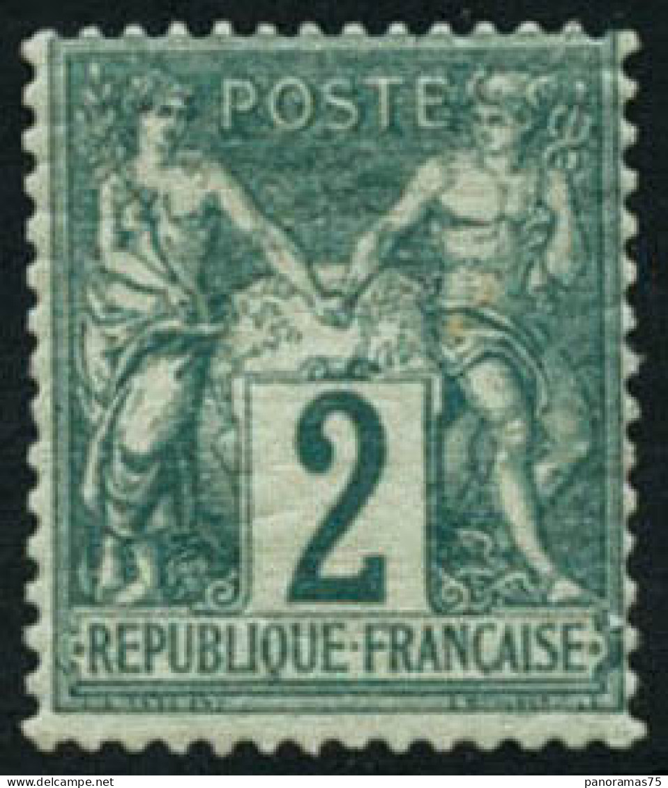 ** N°62 2c Vert - TB - 1876-1878 Sage (Type I)