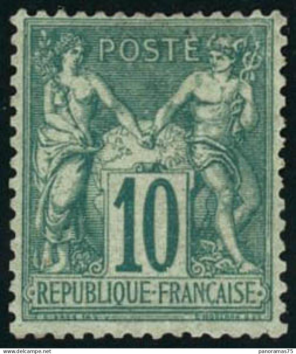 ** N°65 10c Vert, Pièce De Luxe Signé Calves - TB - 1876-1878 Sage (Type I)