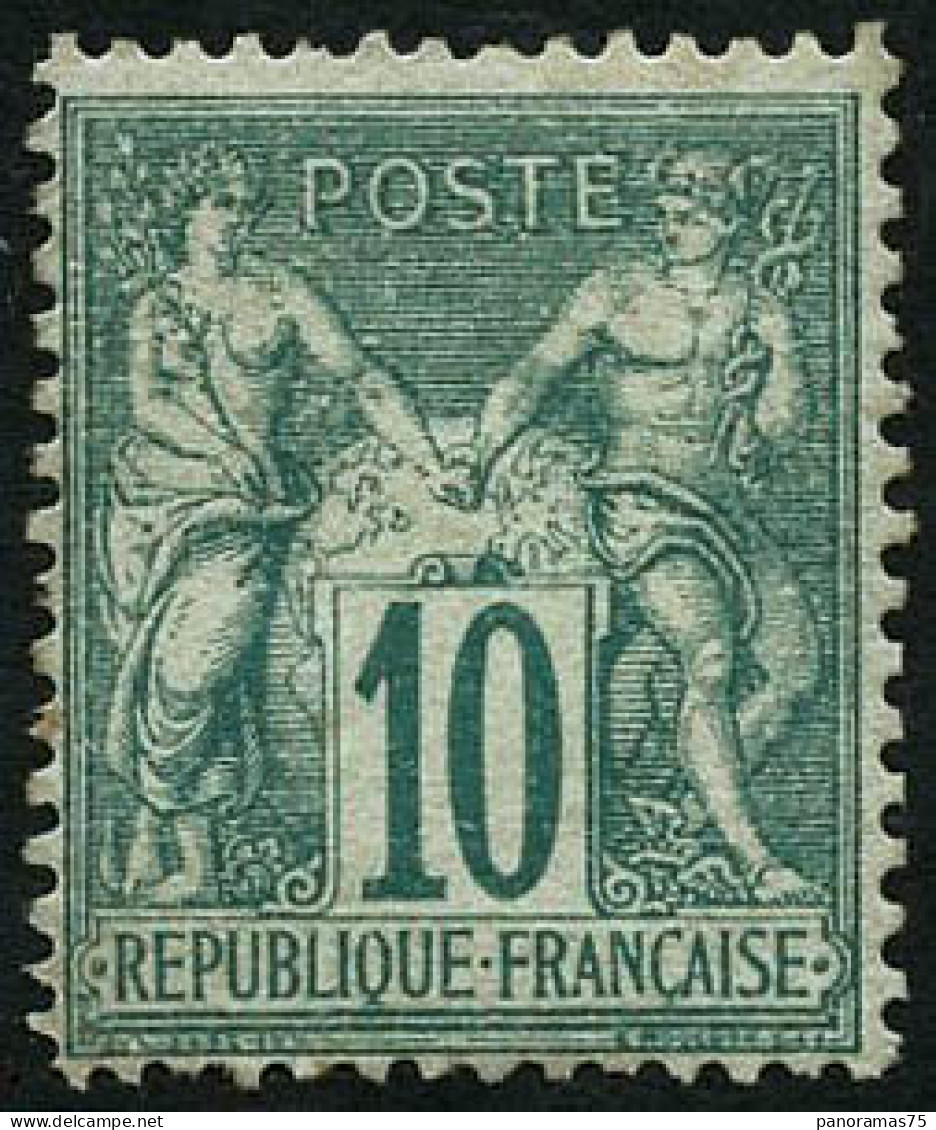 * N°65 10c Vert - TB - 1876-1878 Sage (Typ I)