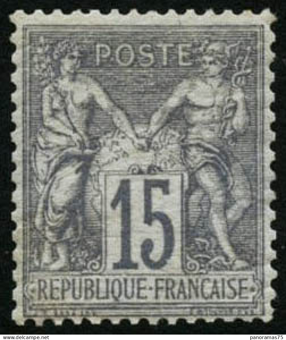 ** N°66 15c Gris - TB - 1876-1878 Sage (Type I)