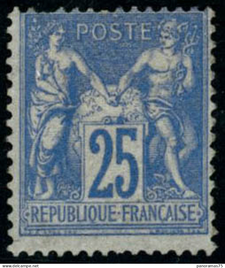 * N°68 25c Outremer, Qualité Standard, Signé Brun - B - 1876-1878 Sage (Type I)