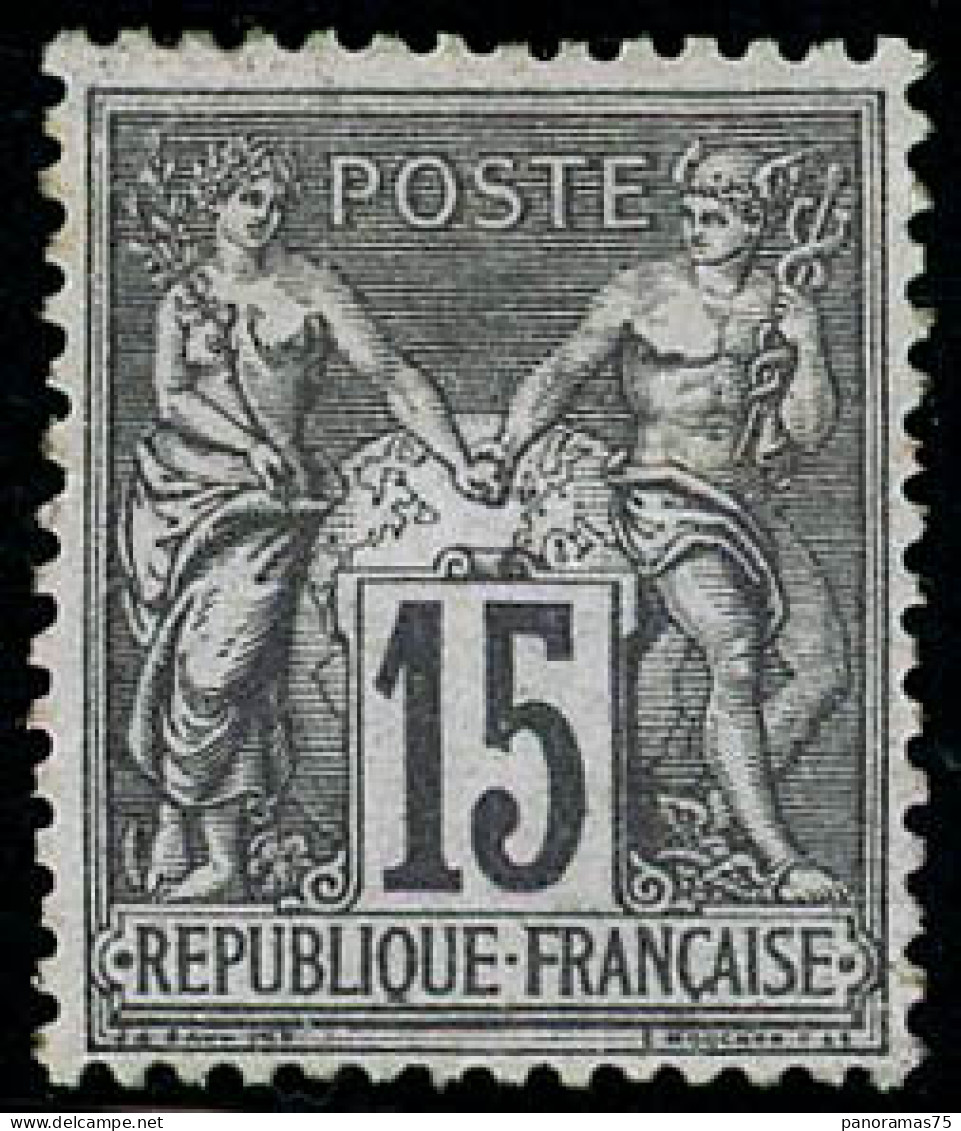 ** N°77 15c Gris - TB - 1876-1898 Sage (Type II)