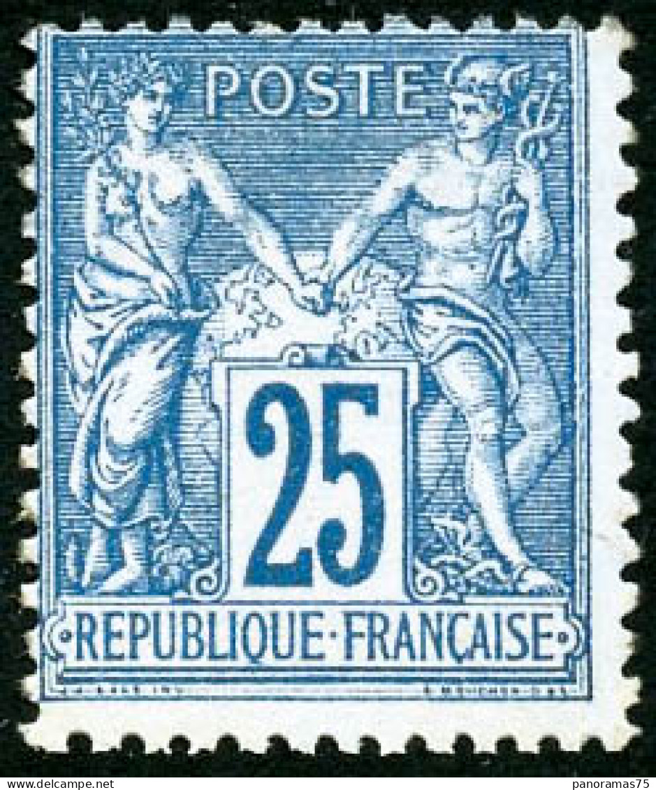 ** N°79 25c Bleu - TB - 1876-1898 Sage (Type II)