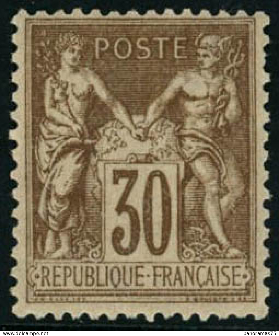 ** N°80 30c Brun-jaune, Pièce De Luxe - TB - 1876-1898 Sage (Tipo II)