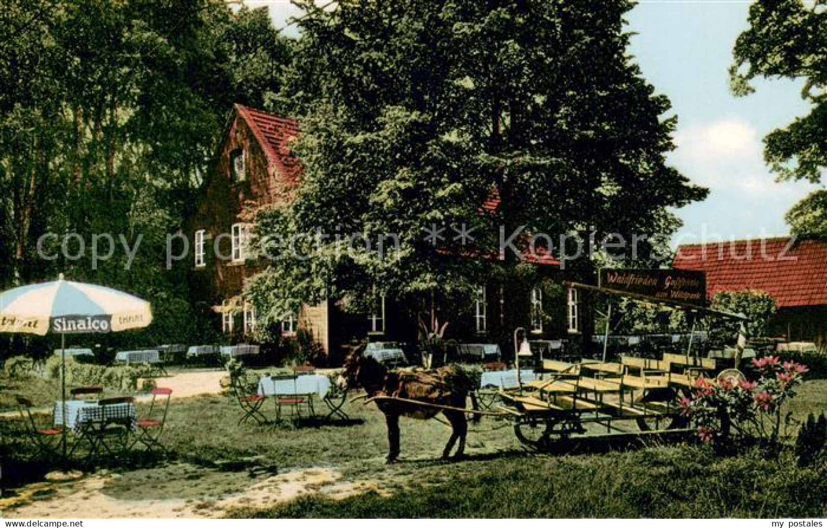 73707168 Duelmen Gasthaus Waldfrieden Am Wildpark Terrasse Duelmen - Dülmen