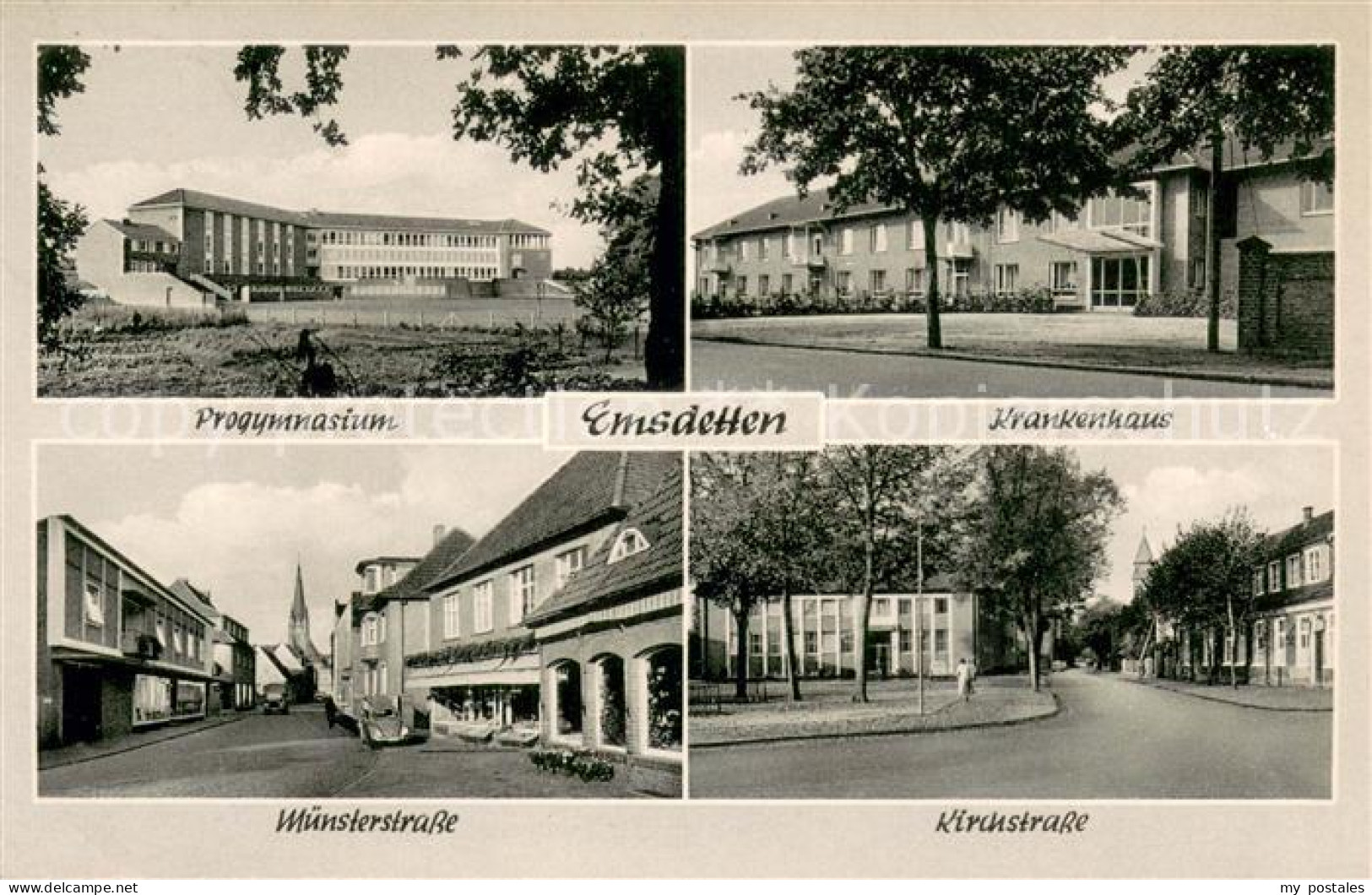 73707163 Emsdetten Krankenhaus Kirchstrasse Muensterstrasse  Emsdetten - Emsdetten