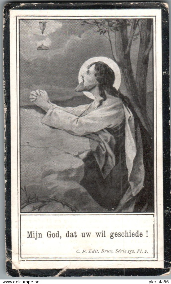 Bidprentje Lapscheure - Carpentier Gustaaf (1897-1920) - Imágenes Religiosas