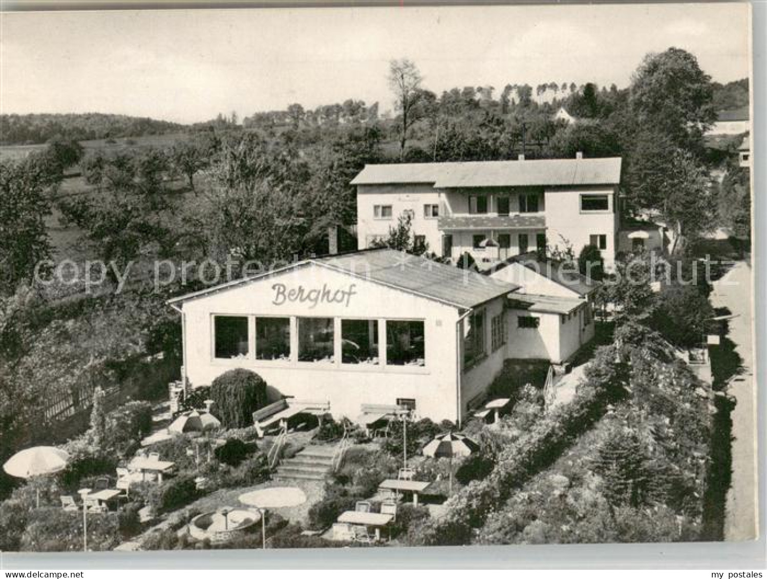 73707149 Michelstadt Gaststaette Berghof Am Galgenberg Prospekt-Faltblatt Michel - Michelstadt