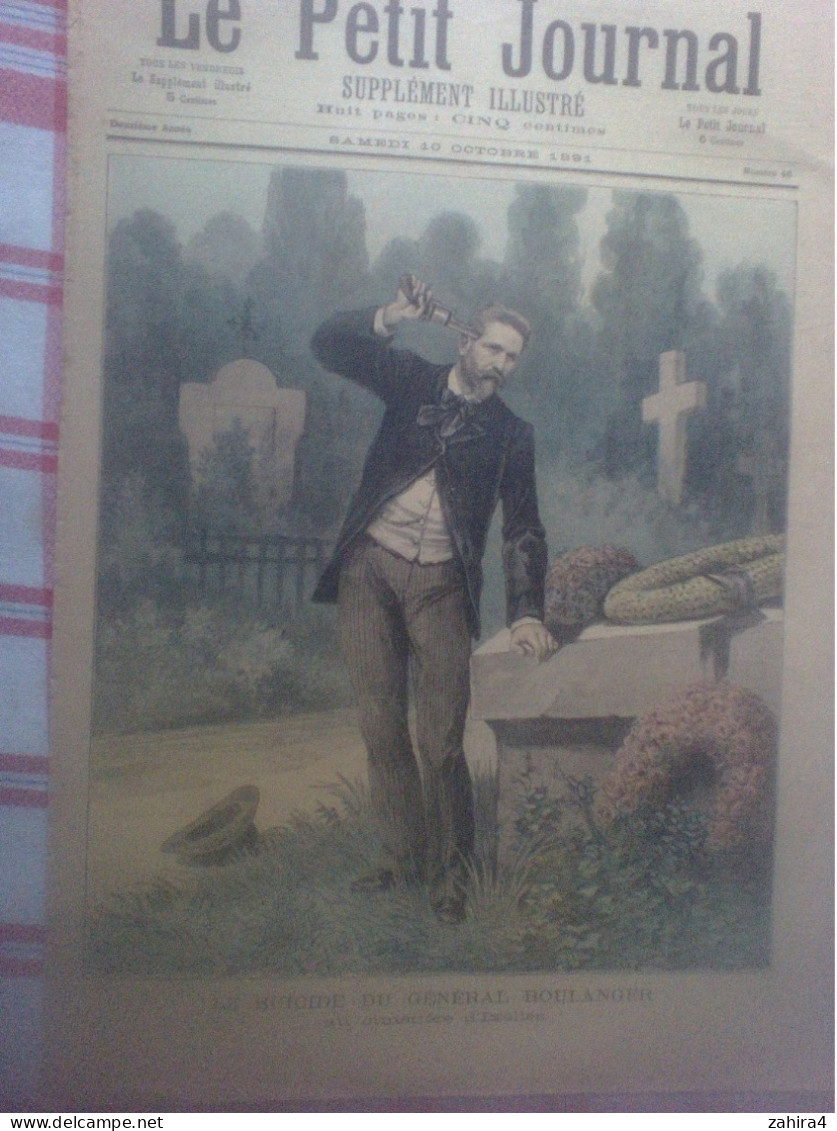 Le Petit Journal N°46 Suicide Général Boulanger Ixelles Ours Du Cagyre Mouton St-Gaudens Chanson L'hotel Du N°3 L Xanrof - Riviste - Ante 1900