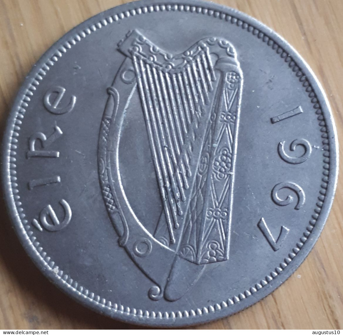 IERLAND : 1/2 Crown 1967 ~ KM 16a MOOIE KWALITEIT ! UNC - Ireland