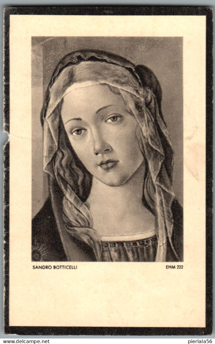 Bidprentje Lauwe - Pauwels Jeannette (1909-1964) - Santini