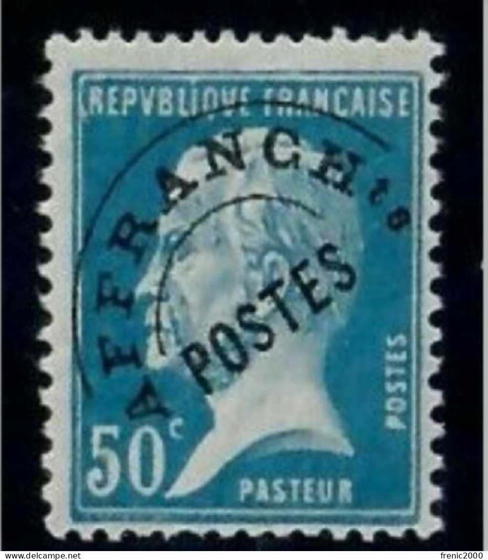 TF 14 - Y&T Préoblitéré 68 * - Pasteur 50c Bleu - Usados