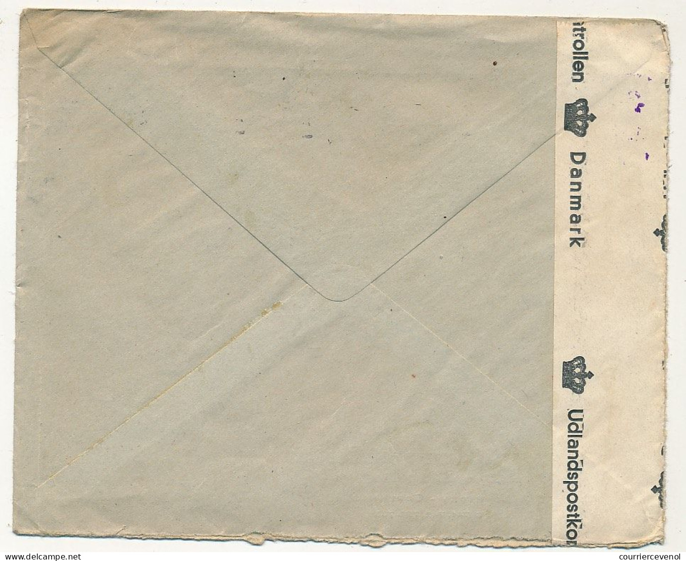 Enveloppe Depuis Copenhague 1941 Censure "455 Danmark" + A.Nr 1513 - Briefe U. Dokumente