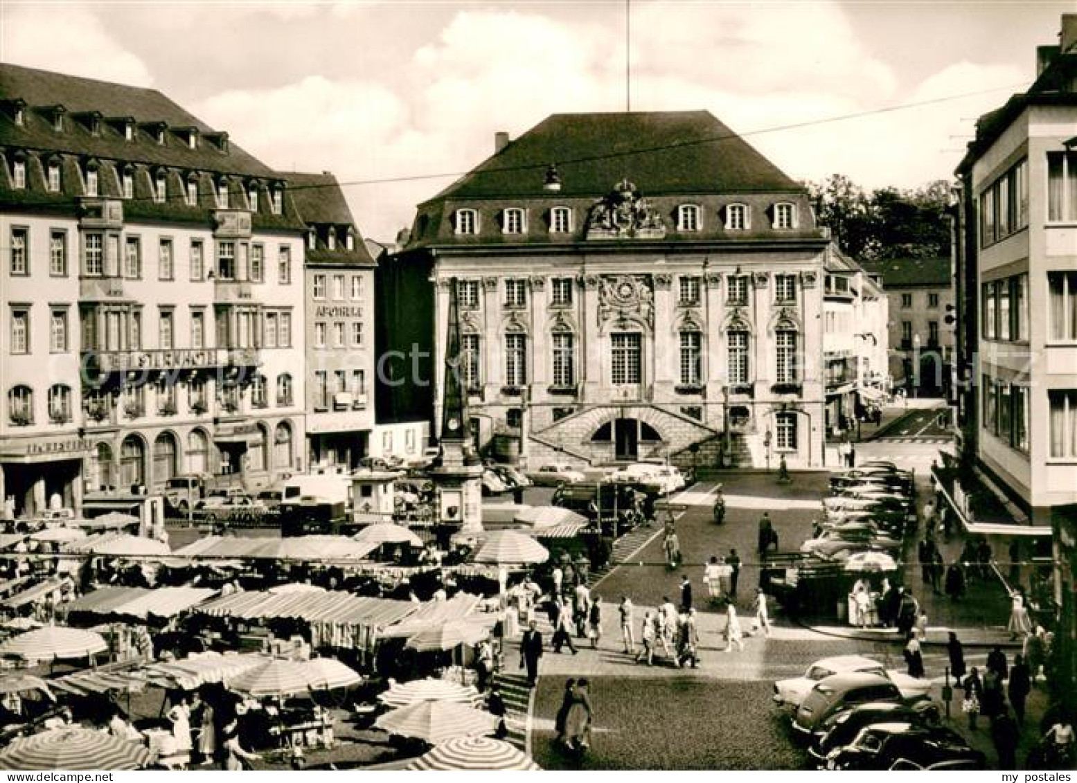 73707080 Bonn Rhein Marktplatz M. Rathaus Markt-Treiben Bonn Rhein - Bonn