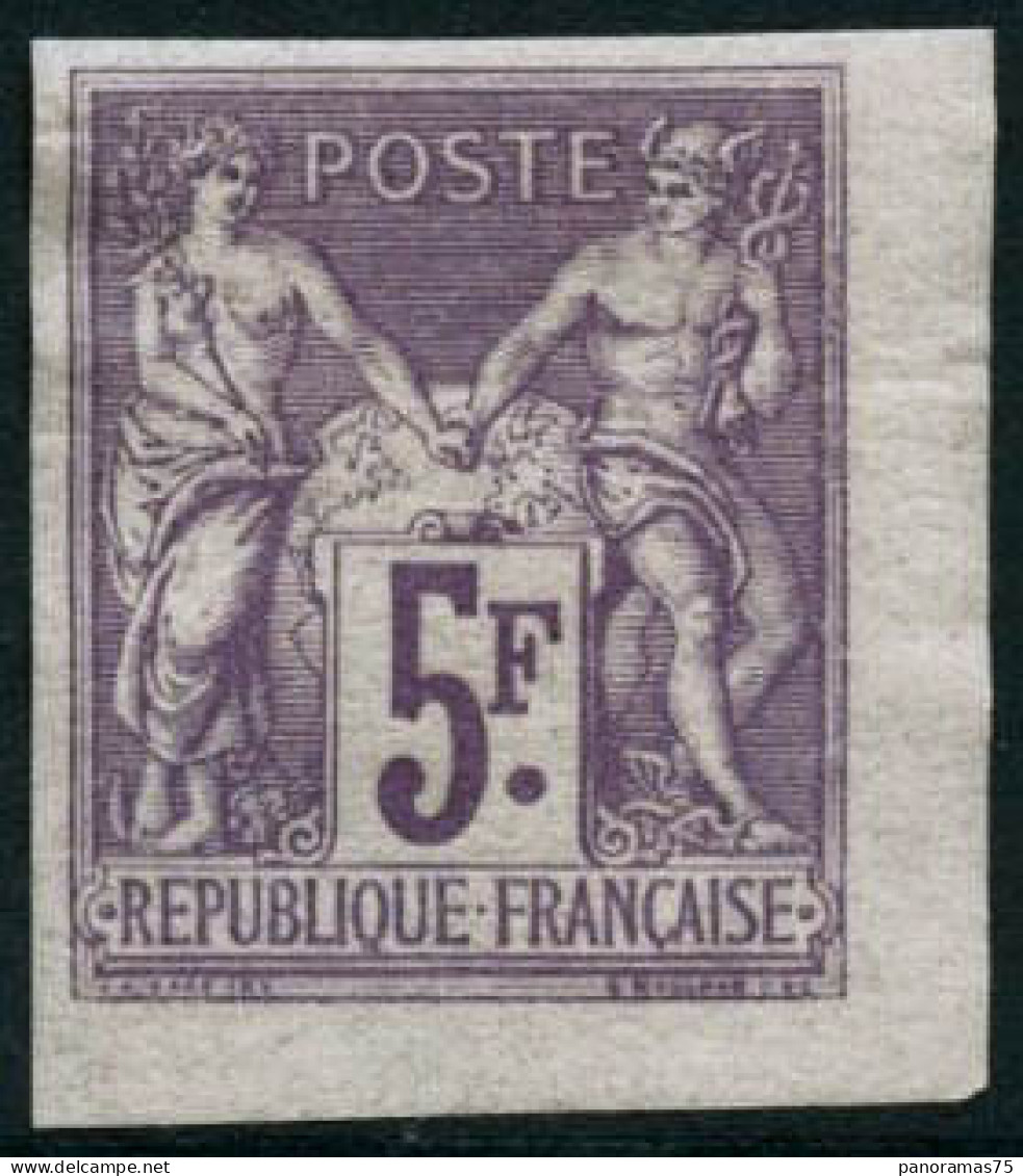 ** N°95e 5F Violet S/lilas ND - TB - 1876-1898 Sage (Type II)