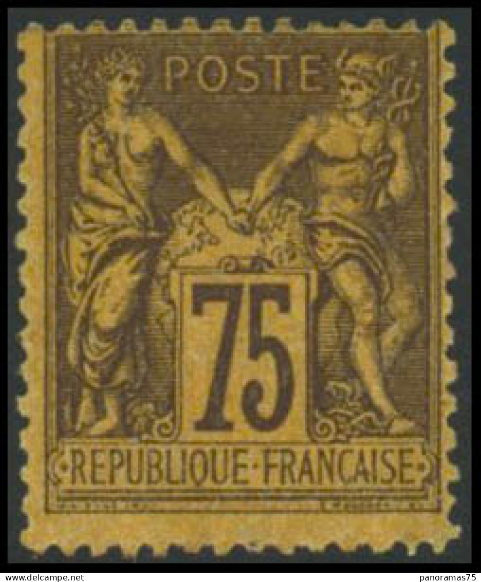 ** N°99 75c Violet S/orange - TB - 1876-1898 Sage (Tipo II)