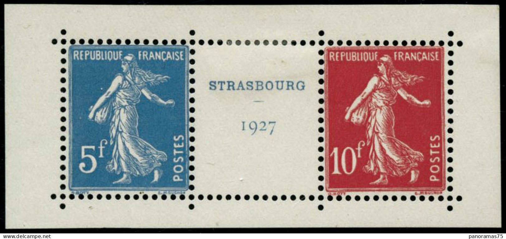 ** N°241/2 La Bande De Strasbourg, Charnière Au Centre Les Timbres Luxe - TB - Other & Unclassified