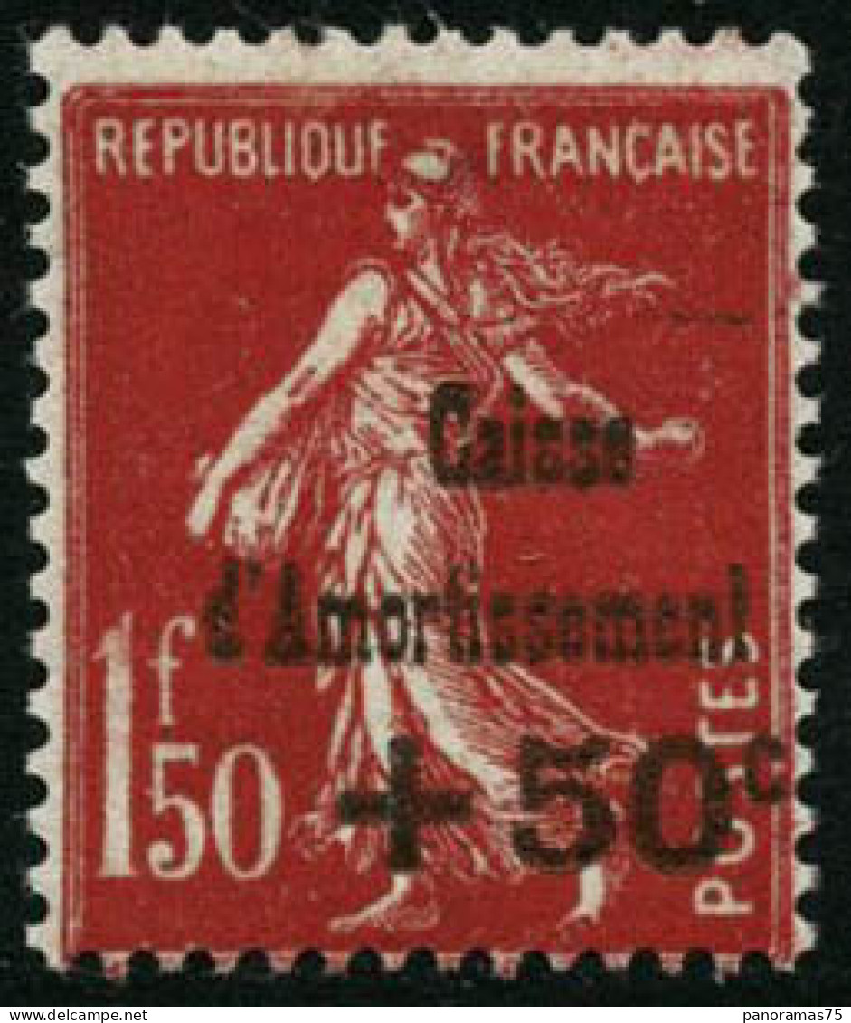 ** N°277a + 50c S/1F 50 Rouge , Variété C De Caisse Au Dessus Du Premier T D'amortissement - TB - Autres & Non Classés