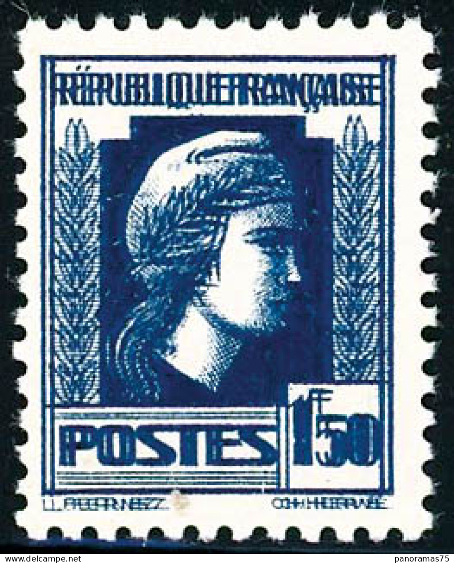 ** N°639 1F50 Bleu Double Impression, Signé Calves - TB - Other & Unclassified