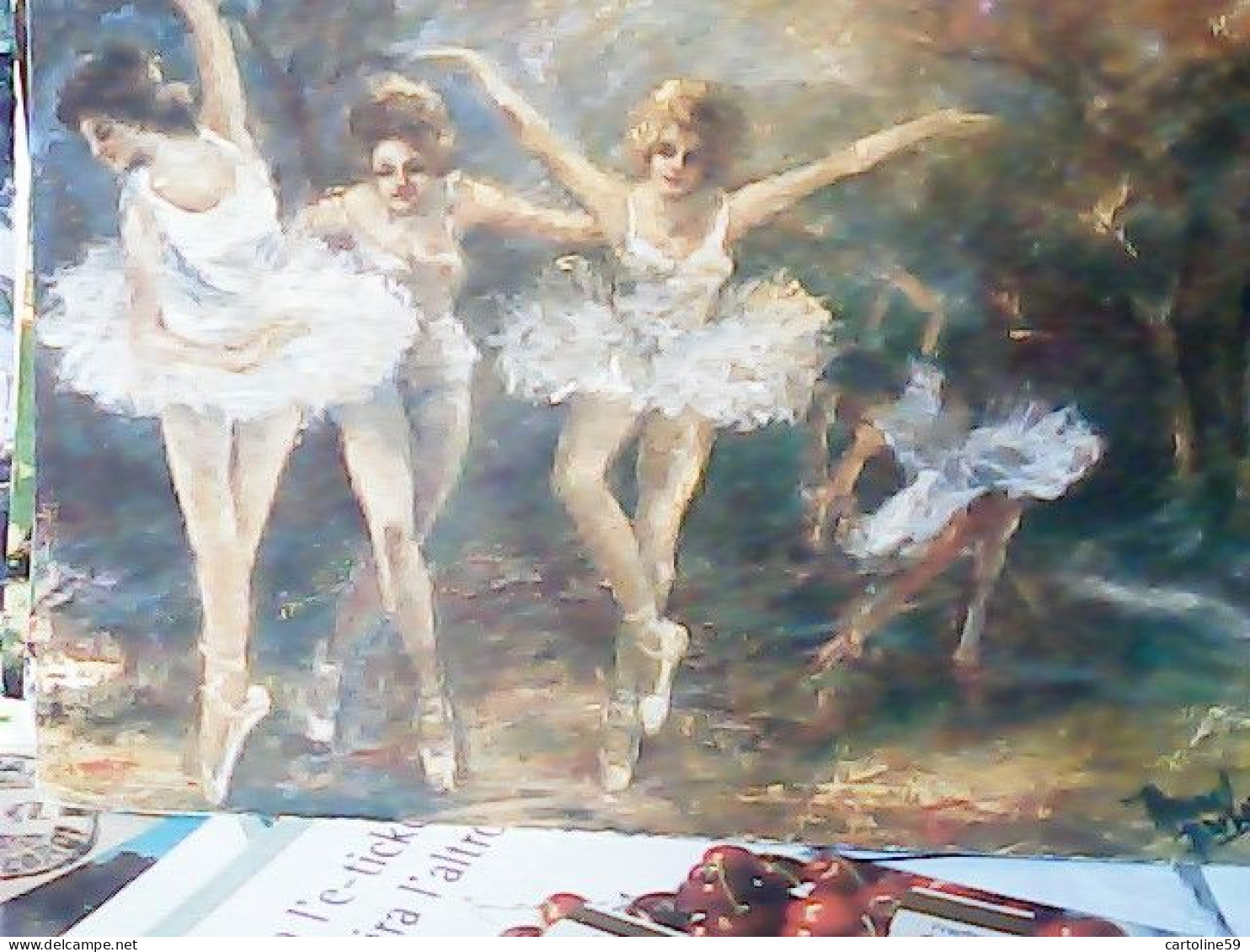 FIRENZE - PINX NICOLA BARBATO SCUOLA DANZA BALLERINE  NITTI MOSTRE D'ARTE   N1972 JV6350 - Firenze