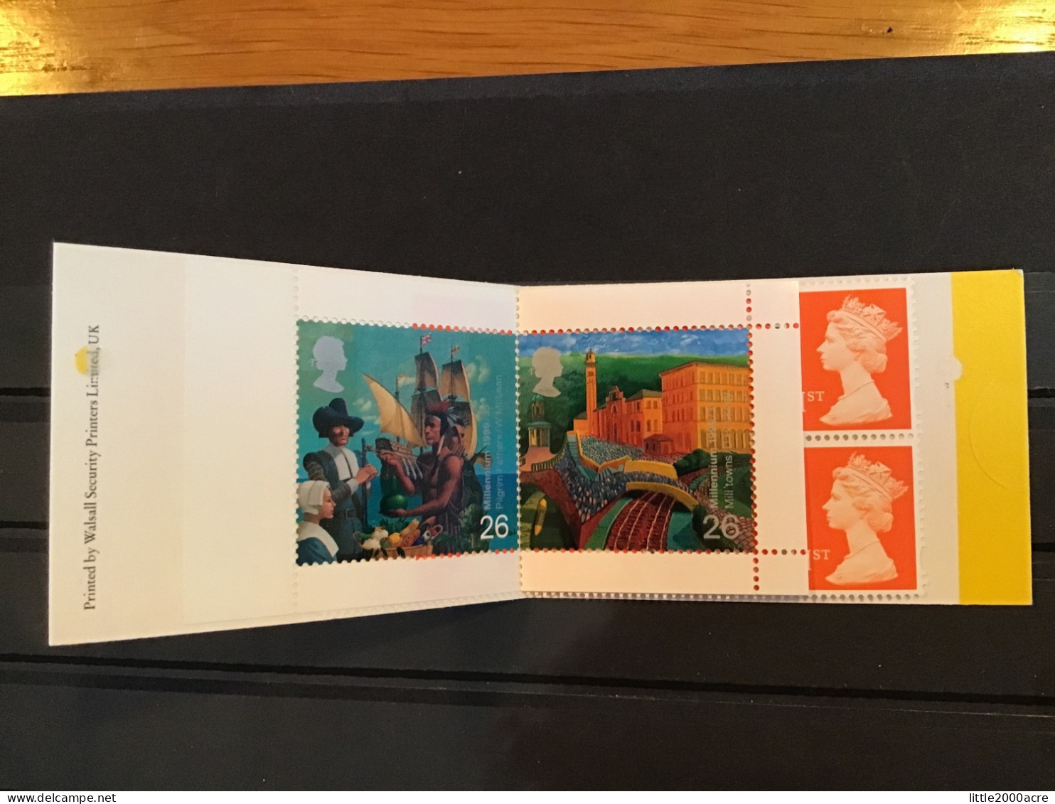 GB 1999 10 1st Class Stamps Barcode Booklet £2.60 MNH SG HBA1 - Postzegelboekjes