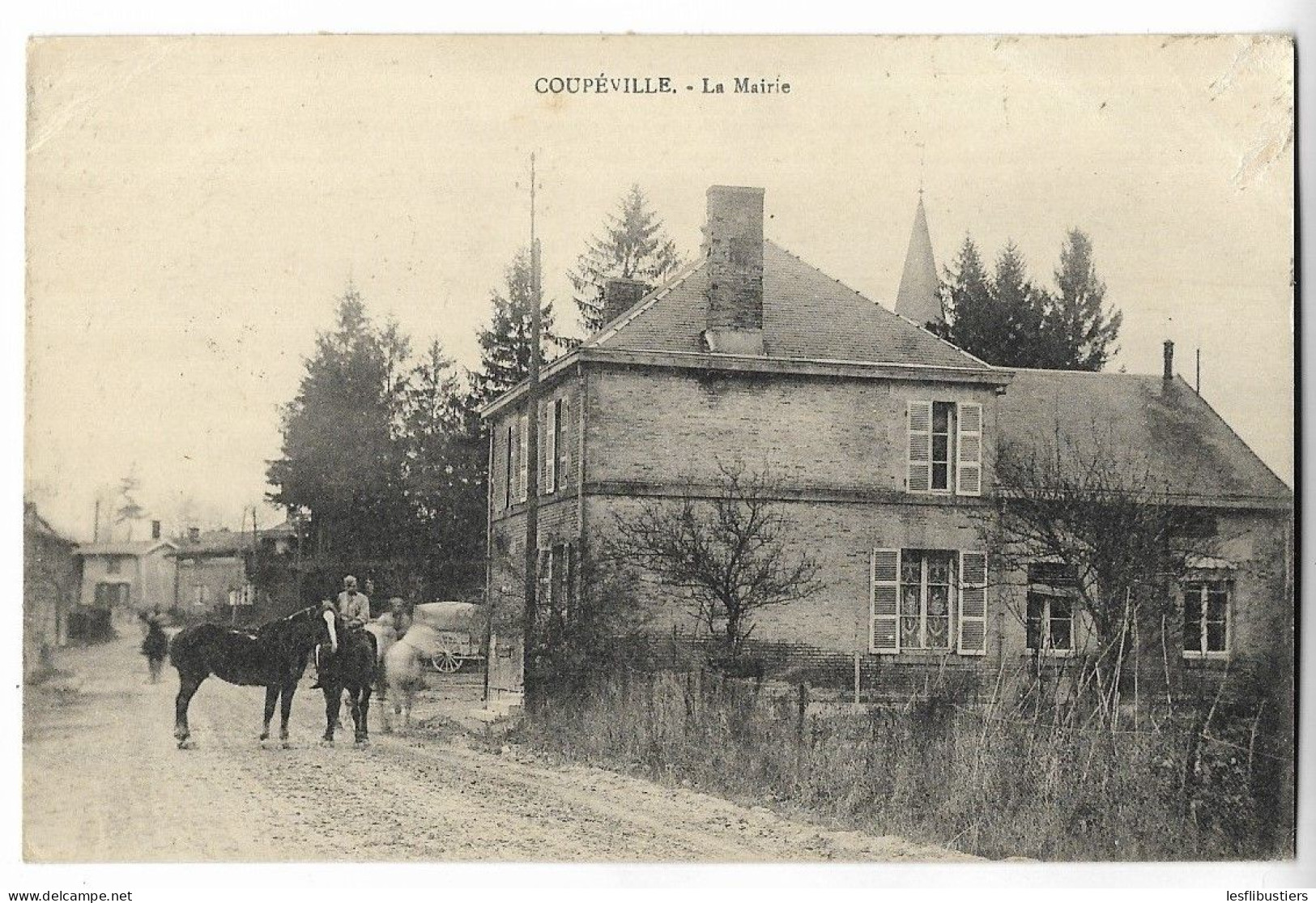 CPA 51 COUPEVILLE La Mairie - Sonstige & Ohne Zuordnung