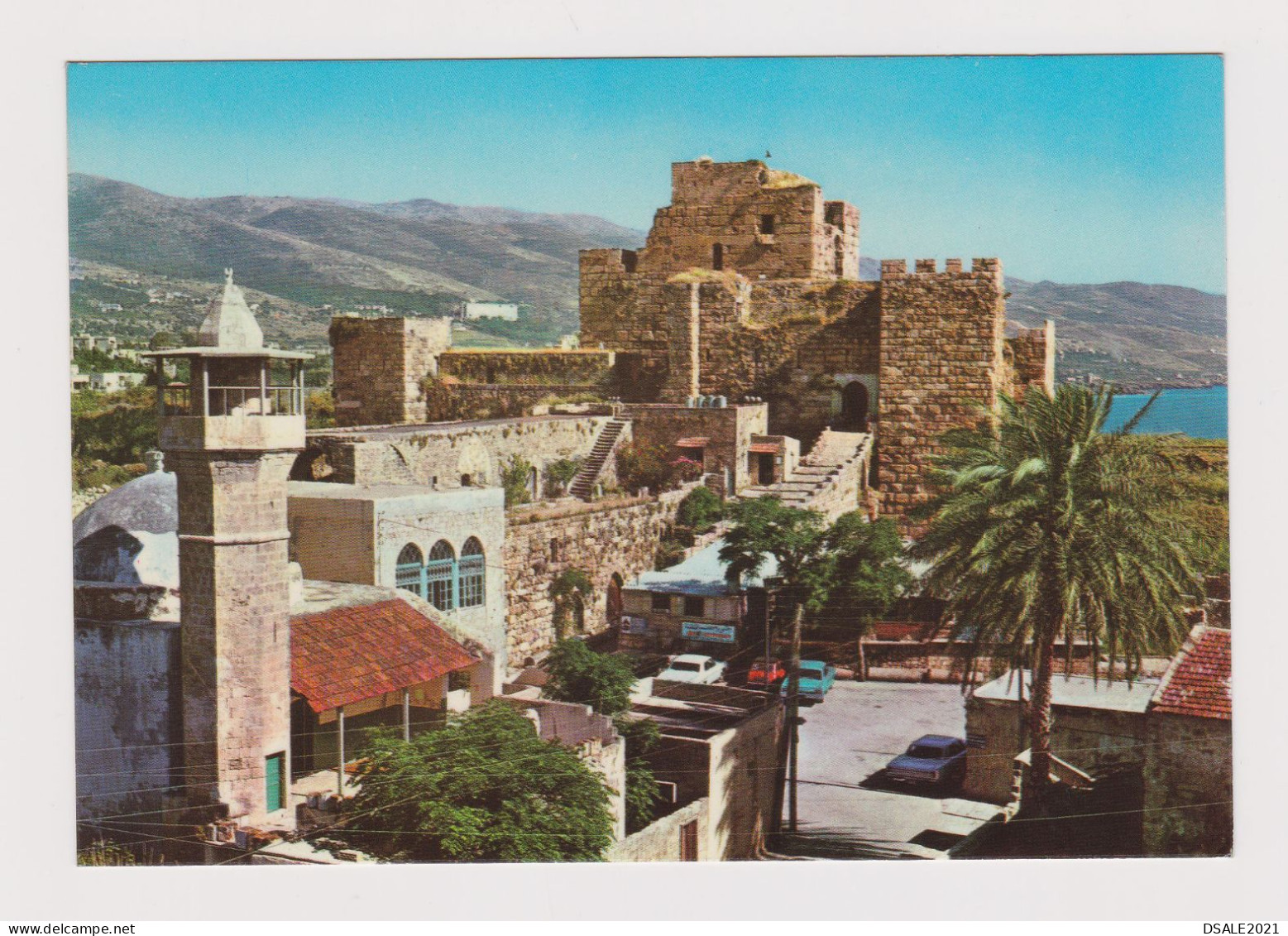 Lebanon Libanon Liban BYBLOS The Mosque And Citadel View, Vintage Photo Postcard RPPc AK (1282) - Líbano