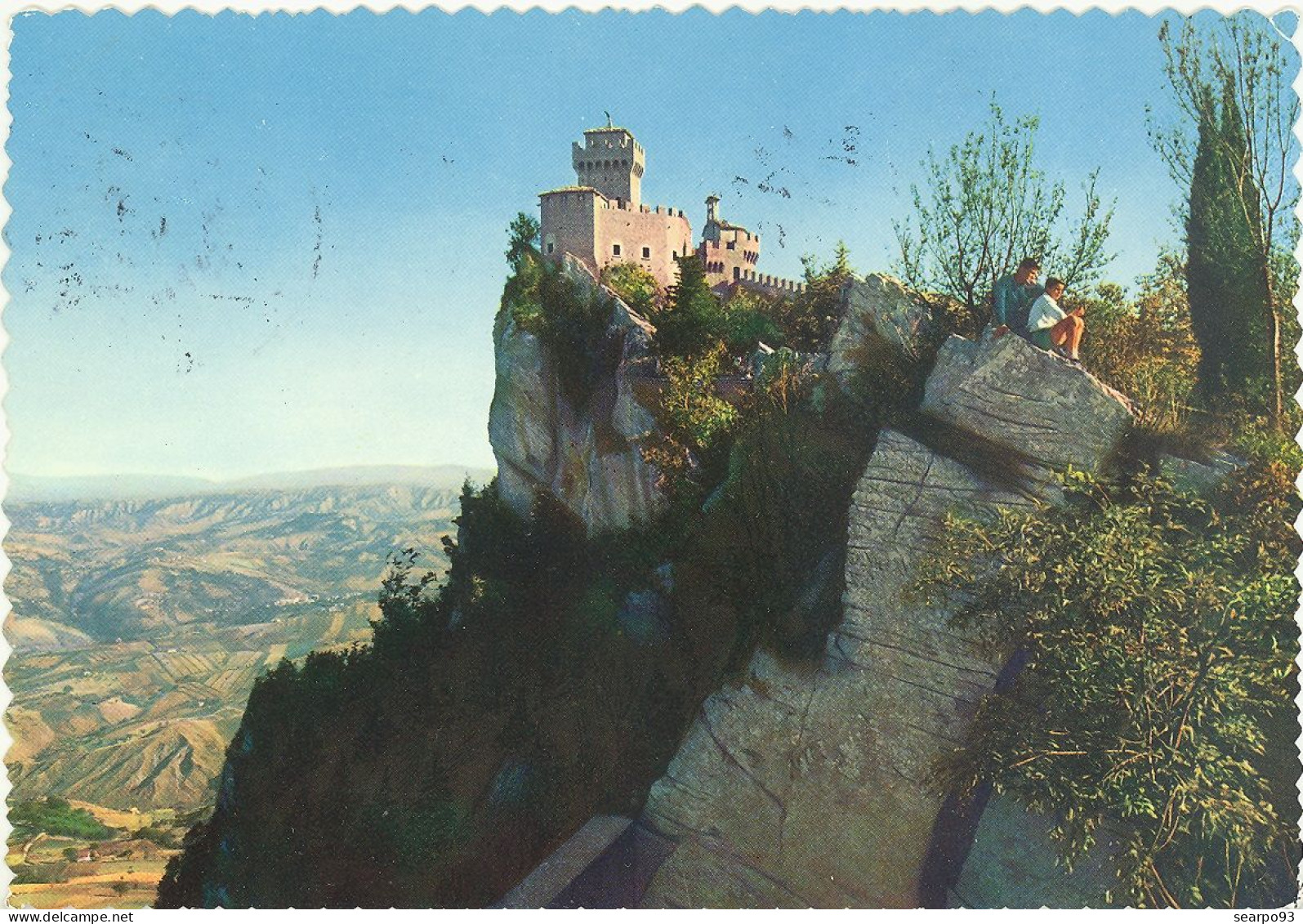 SAN MARINO. POSTCARD SECOND TOWER - San Marino