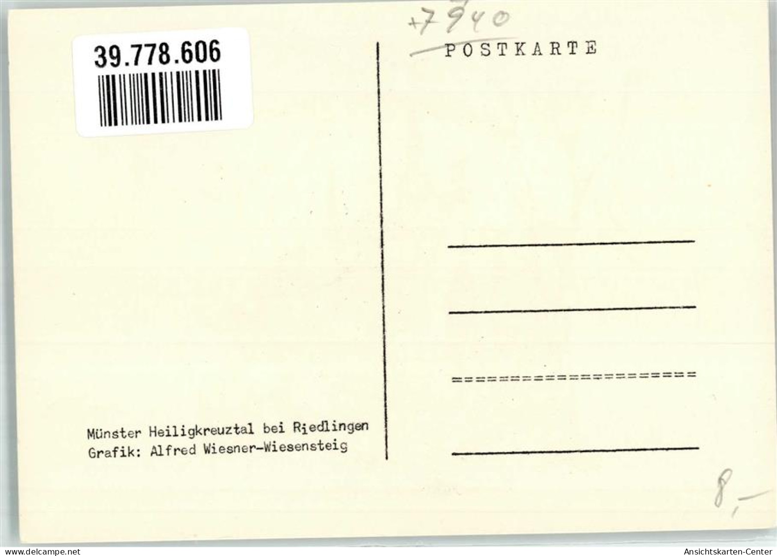 39778606 - Riedlingen , Wuertt - Other & Unclassified