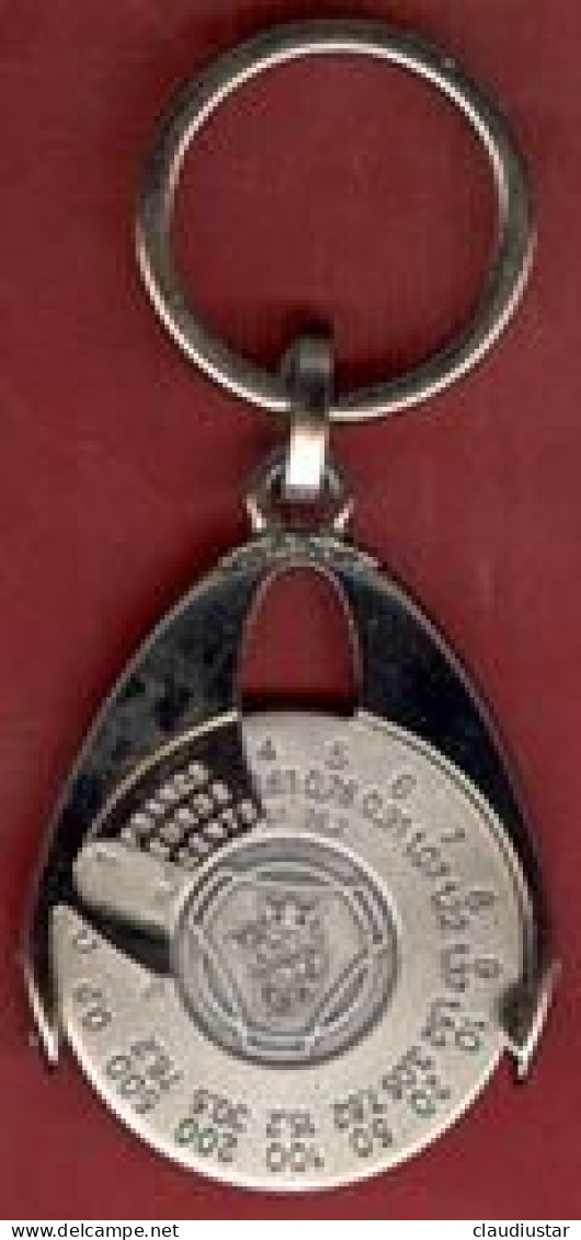 ** PORTE - CLEFS  EUROS - CENTS ** - Key-rings