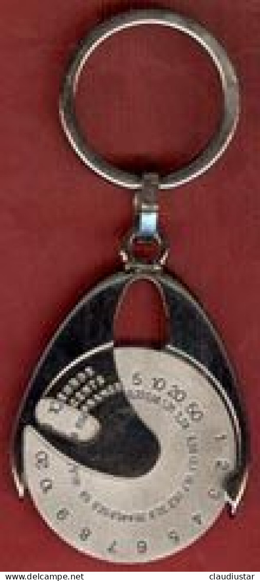 ** PORTE - CLEFS  EUROS - CENTS ** - Key-rings