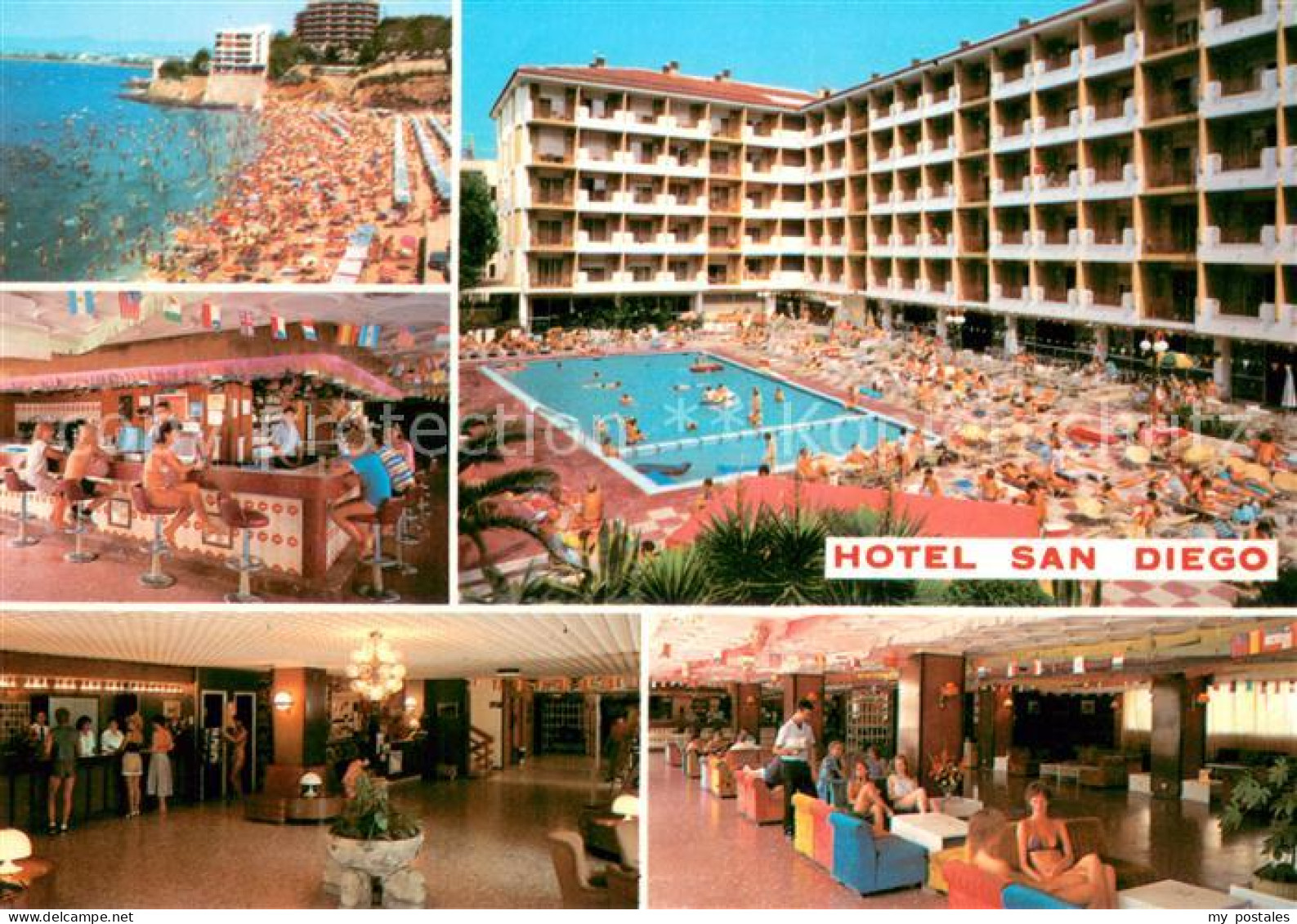 73706855 Salou Hotel San Diego Swimming Pool Strand Salou - Autres & Non Classés