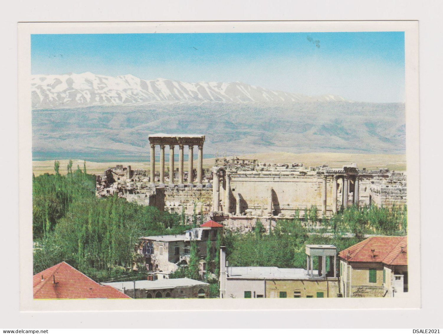 Lebanon Baalbek-Heliopolis Six Columns Of The Jupiter Temple, General View, Vintage Photo Postcard RPPc AK (1203) - Liban