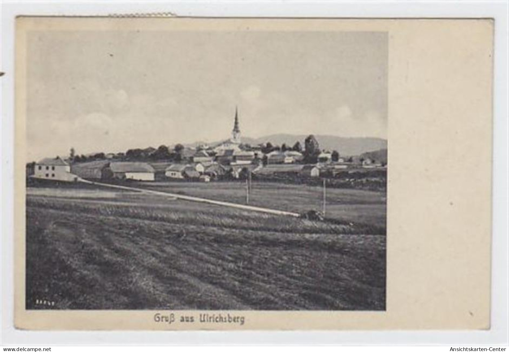 39007606 - AK Von Ulrichsberg. Totale Gelaufen Am 08.10.1924. Leicht Stockfleckig, Leichte Eckabschuerfungen, Sonst Gut - Autres & Non Classés