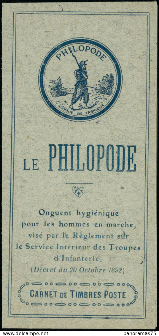 ** N°199-CP1 Carnet 50c Ligné Philopode - TB - Autres & Non Classés