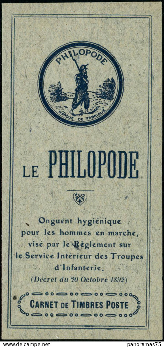 ** N°235-CP1 Carnet 25c Camée Philopode - TB - Andere & Zonder Classificatie