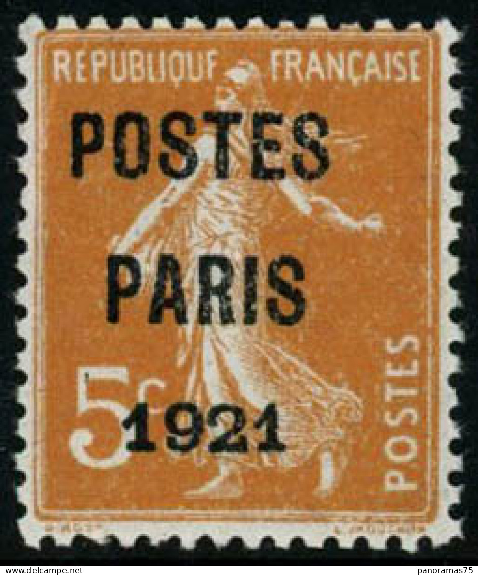 ** N°27 5c Orange, Paris 21 - TB - Other & Unclassified