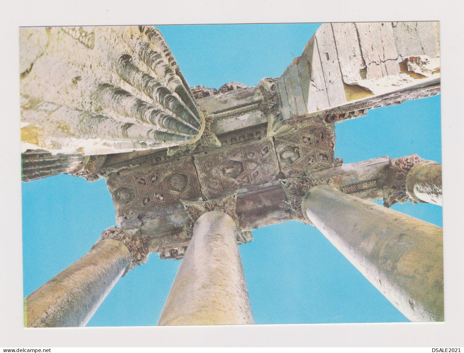 Lebanon Libanon Liban Baalbek-Heliopolis Bacchus Temple Ruins View, Vintage Photo Postcard RPPc AK (1198) - Liban