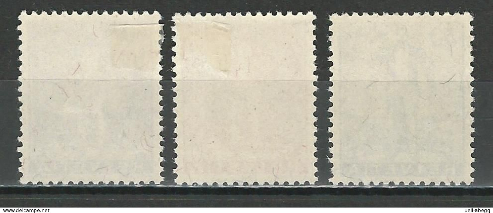 SBK W2-4, Mi 294-96 * MN - Unused Stamps